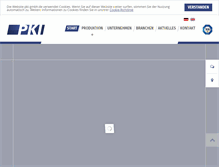 Tablet Screenshot of pki-gmbh.de